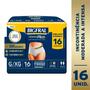 Imagem de Kit 8 Roupas Íntima Bigfral Pants Derma Plus G/EX com 16un cada