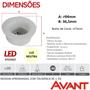 Imagem de Kit 8 Spot Led Comfort Redondo Recuado 5w Branco Neutro 4000K