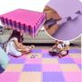 Imagem de KIT 8 TAPETE DE EVA 50X50 - 10MM DIVERSAS CORES (2m²) + 16 Bordas para Criança Bebe Infantil Atividades Interativo Exercicio Yoga Emborrachado