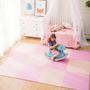 Imagem de Kit 8 Tapete de EVA Tatame Medida 50X50cm 20mm Espessura Diversas Cores Tapete Infamtl Emborrachado Atividades Yoga Academia