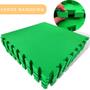 Imagem de Kit 8 Tapete Infantil EVA Estilo Piso Tatame 50x50cm 20mm ( 2m²) Grosso Emborrachado Crianças Bebes Academia Exercícios c/ Encaixe + Bordas Acabamento