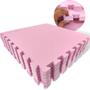 Imagem de KIT 8 TAPETE TATAME DE EVA GROSSO 50x50cm 20mm - DIVERSAS CORES (2m²) + 16 Bordas Criança Bebe Infantil  Yoga Pilates