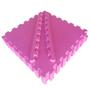 Imagem de Kit 8 Tatames Tapetes EVA 50x50x1cm 10mm Rosa Pink