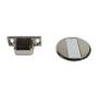 Imagem de Kit 8 Un Fixador Prendedor de Porta MAGNETICO Slim cromado