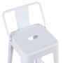 Imagem de KIT - 8 x banquetas altas Iron Tolix com encosto - 76 cm -
