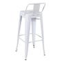 Imagem de KIT - 8 x banquetas altas Iron Tolix com encosto - 76 cm -