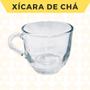 Imagem de Kit 8 Xicaras Pequenas 150 ML Para Cha Cafe Vidro Resistente