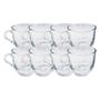 Imagem de Kit 8 Xicaras Pequenas 150 ML Para Cha Cafe Vidro Resistente