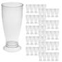 Imagem de Kit 84 Copos Mini Tulipa Acrílico Transparente 220ml Chopp