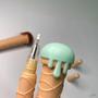 Imagem de Kit 9 canetas formato de casquinha de sorvete divertidas e coloridas
