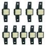 Imagem de Kit 9 Interruptor Duplo Bipolar Simples 10a 250v Pial Embutir