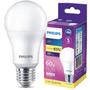 Imagem de Kit 9 Lampada Led Bulbo Philips 9w Branco Quente 3000K E27