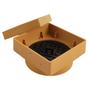 Imagem de Kit 9 Ralo Oculto Invisível Quadrado 10x10cm Plástico Com Tela Para Banheiro - AMZ