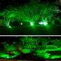 Imagem de Kit 9 Refletor Led Holofote 200w SMD Verde Bivolt Resistente a água Ideal para Jardim Gramado Ornamental Eventos Casa de Shows