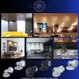 Imagem de Kit 9 Spot Direcional Sobrepor Teto Parede Loja Articulado Aluminio com Base p Lampada LED Bulbo E27
