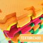 Imagem de Kit 9 Tapete Infantil Grande Antiderrapante Piso Em EVA Medida De 50X50X1 CM Colorido Para Bebê Criança Infantil Decoração Interativo 2,25 m²