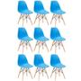 Imagem de KIT - 9 x cadeiras Charles Eames Eiffel DSW - Base de madeira clara