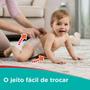 Imagem de Kit 96 Fraldas Pampers Pants Ajuste Total Mega Tamanho XG + Meia Pampers Puket Gato  