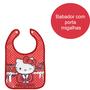 Imagem de Kit A Hora Da Papinha Hello Kitty Com Babador Porta Migalhas Copo Redutor De Respingo Baby Go - 02600