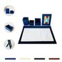 Imagem de Kit A4 Sintético Escritório Organizador de Mesa Porta Lápis Treco Caneta Home Office Porta Retrato