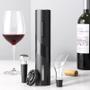 Imagem de Kit Abridor de Vinho Automático Recarregável USB Saca Rolhas Premium