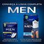 Imagem de Kit Absorvente Protetor Masculino Tena Men Active Fit 10 Unidades + Cueca Descartável Tena Pants Men G/EG 16 Unidades