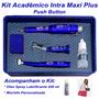 Imagem de Kit Acadêmico Necta Maxi Plus III - Push Button, Intra, 3 Sprays Cor: Azul