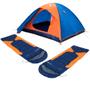 Imagem de Kit Acampamento Barraca Falcon 2P NTK +2 Saco Dormir Freedom