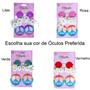 Imagem de Kit Acessório Fantasia Hippie Feminina Festa Anos 70 Carnaval: Óculos + Brincos + Tiara Flores = 3 Produtos