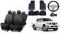 Imagem de Kit Acessórios Nissan Frontier 2015-2020: Capa de Couro, Tapetes e Capa de Volante