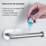 Imagem de Kit Acessorios para Banheiro 5 peças Inox SUS304 Porta Toalha Rosto Papel Higienico