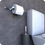 Imagem de Kit Acessórios Para Banheiro Branco E Cromo Empire 4 Peças