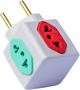 Imagem de Kit adaptador cubo 4 saídas com 4 peças