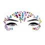 Imagem de Kit Adesivo Facial Multicolor Strass Pedraria Carnaval