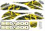 Imagem de Kit Adesivo Faixa Jet Ski Seadoo Gsx Limited Amarelo E Preto