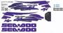 Imagem de Kit Adesivo Faixa Jet Ski Seadoo Spx Para Spi Roxo