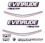 Imagem de Kit Adesivo Motor De Popa Evinrude 75 Hp E-tec - Capô Azul