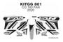 Imagem de Kit Adesivo Personalizado P Honda CG 160 Fan 18 a 20 Protege