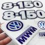 Imagem de Kit Adesivos 8-150 Emblemas Caminhão Mwm Volkswagen Resinado
