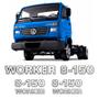 Imagem de Kit Adesivos 8-150 Worker Emblemas Caminhão Volkswagen