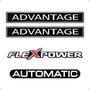 Imagem de Kit Adesivos Automatic Advantage Flex Power Astra - Genérico