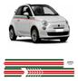 Imagem de Kit Adesivos Faixa Lateral Itália Fiat 500