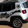 Imagem de Kit Adesivos Jeep Renegade Protetor Maçaneta, Faixa, Capô