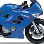 Imagem de Kit Adesivos Moto Suzuki Gsxf 750 Completo 2000/2009