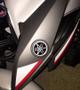 Imagem de Kit Adesivos Moto Tank Pad Black + Emblemas Logo Yamaha 45mm