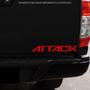 Imagem de Kit Adesivos Nissan Frontier Attack 4x4 2021/ Vermelho