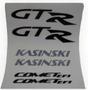 Imagem de Kit Adesivos Original Kasinski Comet 650 Gtr Preta Injetada