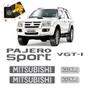 Imagem de Kit Adesivos Pajero Sport Vgt-i 2009 Mitsubishi Resinados