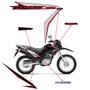 Imagem de Kit Adesivos Para Honda Nxr Bros 150 ES/ESD 2014 Moto Preta