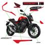 Imagem de Kit Adesivos Para Moto Honda CB 500F 2020/2021 Faixas Tanque